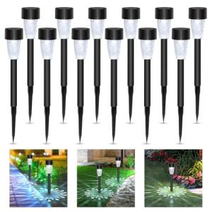 Aigostar- Luz Solares Exterior Jardin, Luz Fría 6500K, IP44…