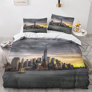Funda Nórdica Cama 90 Nueva York - Juego de Cama Tema Ciuda…
