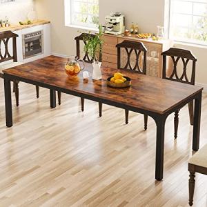Tribesigns Mesa de Comedor Industrial 200 x 70 x 75 cm, Mes…