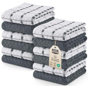 Utopia Towels Toallas de Cocina, 38 x 64 cm, 100% algodón H…