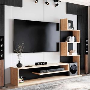 Miroytengo Mueble de Salón TV Snake con Estantes Comedor Co…