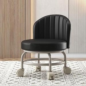 Taburete bajo con polea, ultrasilencioso con Rueda, Taburet…