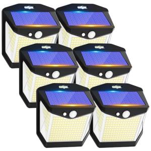 Luz Solar LED Exterior Jardin: 248 LED Luces Solares Sensor…