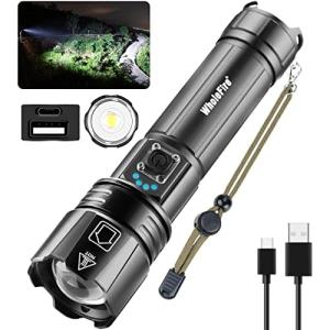9000 Lúmene Recargable Linterna LED Alta Potencia, XHP70.2…