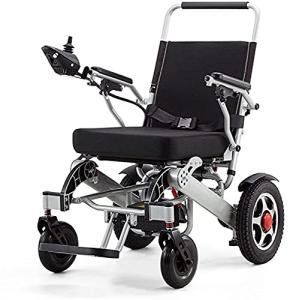 AZICYN Silla de Ruedas eléctrica Plegable de Doble Motor co…