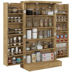 HOMCOM Armario de Cocina Armario Despensa Cocina con 2 Puer…