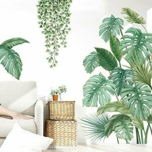 Pegatinas de Pared Planta Tropicales,Pegatinas de Pared Hoj…