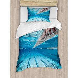 ABAKUHAUS Pasatiempo Funda Nórdica, Piscina Deportes Ver, 1…