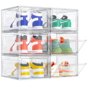 TidyTrove Cajas de Zapatos, 6 Cajas de Almacenamiento de Za…