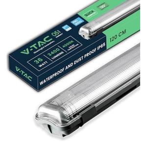 V-TAC Pantalla LED Luminaria Estanca 120 CM - 36W - Chip Sa…