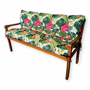 4L Textil - Cojín acolchado para banco de jardín, balancín…