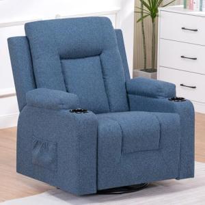 COMHOMA Sillón Relajante de Tela con Función Reclinable, Si…