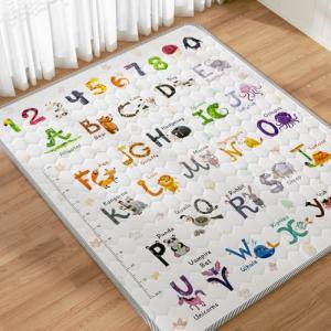 Lambluefly Alfombra Bebe Acolchada Plegable 180x150cm, Alfo…