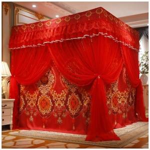 Dsejynxx Dosel Cama niña Dosel de Cama con 4 Postes en Las…