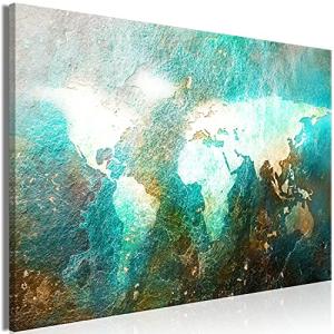 murando Cuadro en Lienzo Mapa del mundo 120x80 cm 1 parte I…