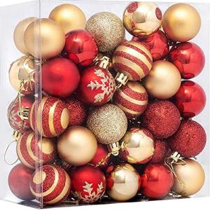 Bolas de Navidad, 50 Piezas Adornos Arbol Navidad con Bolas…