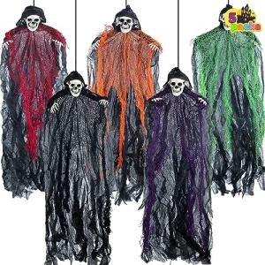 JOYIN 70 cm Halloween Parcas de Esqueleto Colgantes (5 Pack…