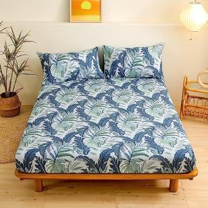 Chickwin Sábana Bajera Ajustable Colchones, Suave Cómoda Tr…