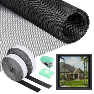 PITMT Mosquiteras para Ventanas, 120x250cm Tela Mosquitera…