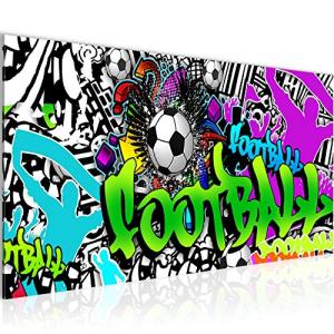 Runa Art Cuadro Decorativo Graffiti Fútbol 1 Parte Moderno…