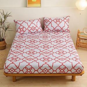 Chickwin Sábana Bajera Ajustable Colchones, Suave Cómoda Tr…
