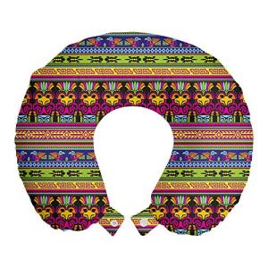 ABAKUHAUS Primitivo Cojín de Viaje para Soporte de Cuello,…