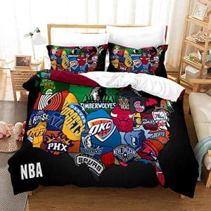 Juego De Ropa De Cama Basketball Funda Nórdica Color sólido…