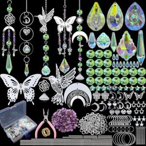 VEEKAY Atrapasoles Cristal Colgante,380 Piezas DIY Kits par…