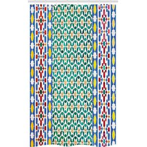ABAKUHAUS marroquí Cortina para baño, Mosaico de la Pared C…