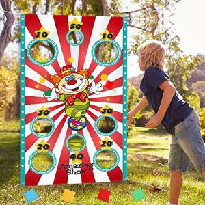 Circo Juego Lanzamiento Pancarta Decorativa Carnaval, Juego…
