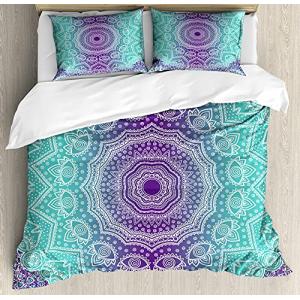 ABAKUHAUS Mandala Funda Nórdica, Adornado Hippie, Decorativ…