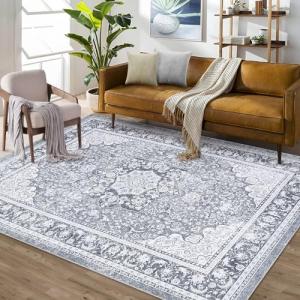 LuxFocus Alfombra Clásica Tradicional para Interiores, Alfo…