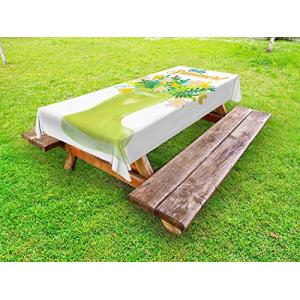 ABAKUHAUS Hola Verano Funda Nórdica, Tono de Green Garden B…