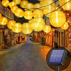 Lezonic Guirnaldas Luces Exterior Solar, 8 Modos, 30 Faroli…