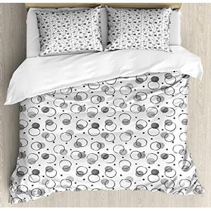 ABAKUHAUS Circulo Funda Nórdica, Manchas de la Acuarela Abs…