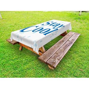 ABAKUHAUS Sigue así Funda Nórdica, Tonos de Azul Palabras B…