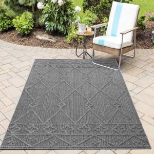 HomebyHome Alfombra Resistente a la İntemperie y Lavable pa…