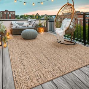 TT Home Alfombra Exterior Terraza Cocina Salon Etnica Abstr…
