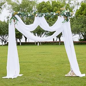 PONY DANCE Decorativa Boda Arco Cortina Gasa Bufunda, Roman…