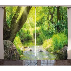 ABAKUHAUS Bosque Cortinas, Corriente Cascada Tropical, Sala…