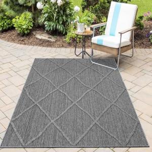 HomebyHome Alfombra Resistente a la İntemperie y Lavable pa…