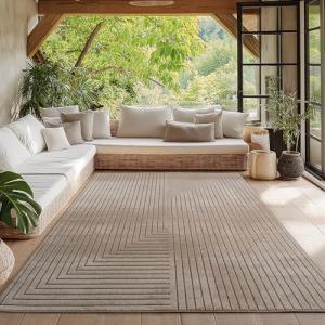 HomebyHome Alfombra para Salón, Dormitorio, Terraza - Pelo…