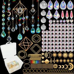 VEEKAY Atrapasoles Cristal Colgante,400 Piezas DIY Kits par…