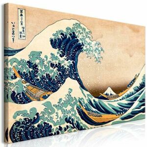 murando Cuadro Mega XXXL gran ola de Kanagawa 170x85 cm Cua…
