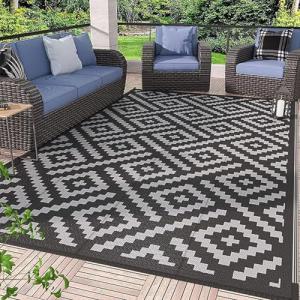 HGTRH Alfombra Exterior Terraza Impermeable Lavable, Alfomb…