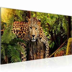 Runa Art Cuadro Decorativo África Leopardo 1 Parte Moderno…