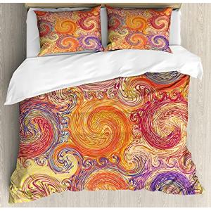ABAKUHAUS Abstracto Funda Nórdica, Grunge Sun Boho, Decorat…