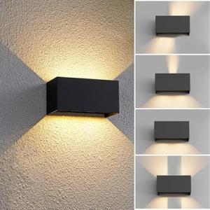 YICALE Aplique Pared Exterior LED 12W, Apliques Exterior 30…