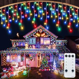CGN Cortina Luces Navidad Exterior, 10M 400LED Guirnalda Lu…