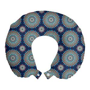 ABAKUHAUS Mandala Cojín de Viaje para Soporte de Cuello, Ch…
